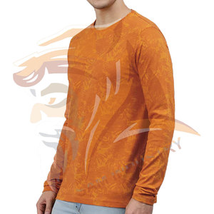 เสื้อยืดแขนยาวผู้ชายคุณภาพสูง ผ้าถัก 100% คอตตอน สไตล์ลำลอง คอกลม ทรงปกติ แขนยาวเต็มตัว - Product Image 5