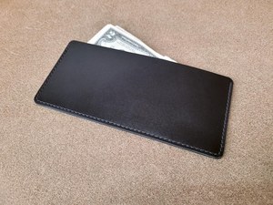 Compact Bulk Leather Wallet Portable Long Envelope Money Pouch Clutch <b>Folder</b> Elegant Coin Purse Tiny <b>Card</b> Holder for Cash - Product Image 1