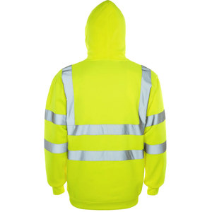 Sweat à capuche ignifuge en coton modacrylique pour travaux lourds, avec bandes réfléchissantes de sécurité pour hommes - Product Image 3