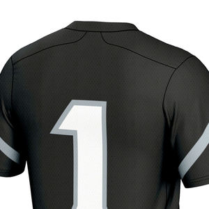 Maillots de football des États-Unis imprimés – 0 Gibbs, 97 Hutch, 16 Jared Goff, 14 St Brown, 20 Sanders, 58 Sewell, 5 Montgomery – Homme, Manches Courtes, Respirants - Product Image 4