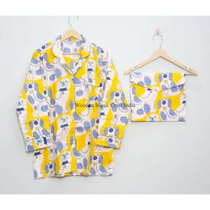 Conjunto de Pijama de Algodón de Última Moda para Mujer, Ropa de Dormir Cómoda, Vestido de Pijama para Damas de Honor, Conjunto de Pijama de Algodón para Adultos - Product Image 2