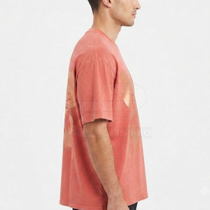 Camiseta auténtica con estampado reflectante para hombre, camiseta de algodón con cuello redondo, manga corta, ligera, cómoda, ropa informal urbana a la moda - Product Image 6