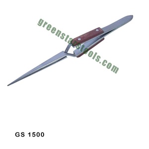Pinzas Rectas de Fibra con Agarre de 120 mm y 165 mm, Herramientas de Joyería de Precisión de Acero Inoxidable | N.° de artículo GS-1500 - Product Image 1