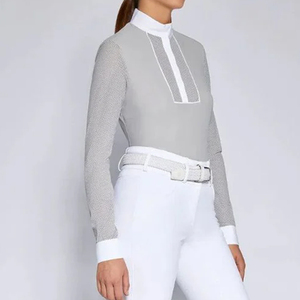 Camisas de Equitación de Manga Larga para Mujer, de Alta Calidad, Transpirables, de Secado Rápido, para Competencia Ecuestre - Product Image 3