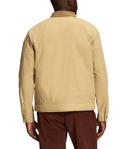 Chaqueta de Lona Clásica para Hombre, Diseño Personalizado, Cierre con Botones, Logotipo Frontal, Color Personalizado, Manga Larga, Ligera, Resistente al Viento - Product Image 4