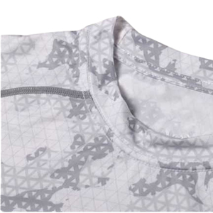 Wholesale Urban Camo Compression Tee Men’s Print Rash Guard <b>Base</b> <b>Layer</b> Lightweight Moisture-Wicking Athletic Training Shirt - Product Image 4