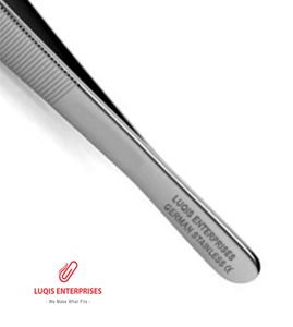Pince chirurgicale Adson Debakey à embouts atraumatiques de 1,5 mm, en acier inoxydable, instrument médical - Product Image 3