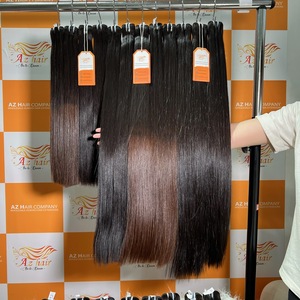 Extensions de cheveux humains vierges vietnamiens lisses Remy en gros, 8 à 34 pouces, trame de cheveux raides, cuticules alignées - Product Image 4