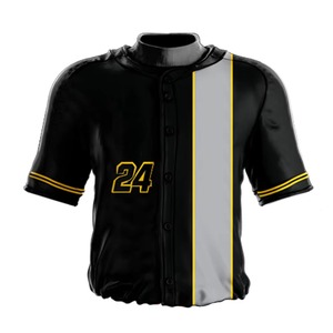 Uniforme de baseball décontracté personnalisé, respirant et élégant, avec logo personnalisé imprimé de haute qualité, nouveaux uniformes de baseball - Product Image 4