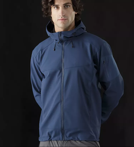 Veste d'hiver à capuche pour hommes en toile Softshell coupe-vent imperméable réversible écologique à manches longues 2023 - Product Image 6