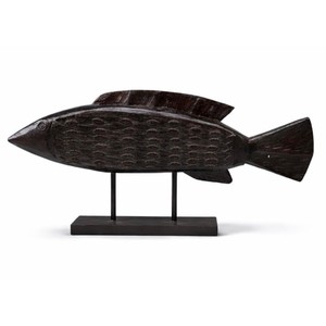 Escultura Abstracta de Pez en Madera de Mango - Venta al Por Mayor B2B - Product Image 4