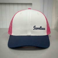 Gorra Trucker Personalizada de 6 Paneles, Parte Delantera Estructurada, Parte Trasera de Malla, Visera Curva, Logotipo Bordado, Cierre Ajustable con Broche, Marca Privada OEM