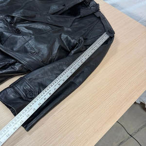 Vintage 90s Pu Leather Trench Coat Duster Men's Cyber Punk Goth Lined <b>Jackets</b> - Product Image 4