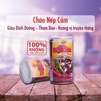 MINH TRUNG FOOD Super Sale Purple Sticky Rice Porridge Instant Soup Nutrient-Dense Heart-Healthy Rich Antioxidants Delicious