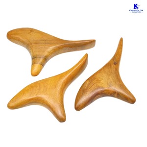 Herramienta de masaje de acupresión K Star Wooden Gua Sha Jimmy para terapia corporal y facial, masajeadores para aliviar el dolor y la reflexología - Product Image 3