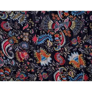 High quality Handmade paisley Printed Vintage Eco-Friendly All-Season <b>Double</b> Size Organic 100% Cotton Kantha Spread Printing - Product Image 2