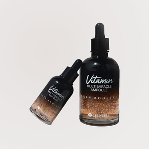 Suero facial hidratante Selbaisel Vitamin Multi Miracle Ampoule 200ml, suero facial de defensa urbana contra la contaminación. - Product Image 1
