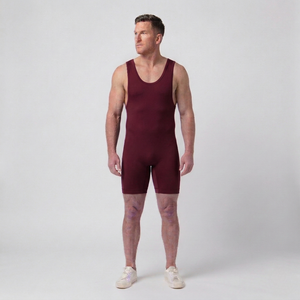 Combinaison Athlétique Sans Manches Respirante Personnalisée pour Hommes, Femmes et Jeunes – Maillot de Lutte d'Entraînement à Motif Drapeau Américain - Product Image 3