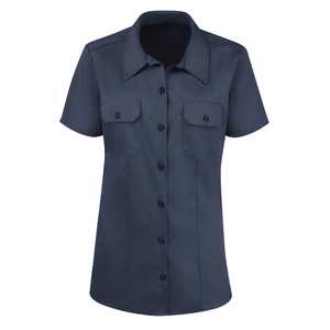 Chemises d'uniforme sur mesure pour femmes, vêtements de travail industriels, coton/polyester/nylon/mélange, certifiées Oeko-Tex CE, OEM, exportation mondiale - Product Image 1
