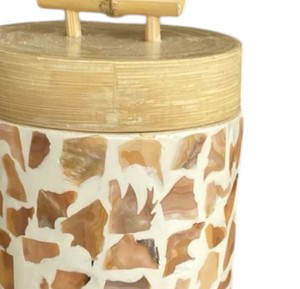 Boîtes et pots en nacre, boîte en nacre, récipient décoratif en coquillage naturel de qualité supérieure pour la décoration de chambres d'hôtel de luxe - Product Image 3