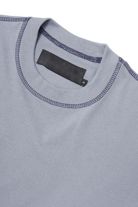 Productos Más Vendidos en Pakistán, Camiseta Moderna con Diseño de Costuras en Contraste para Hombre, Camisetas Ligeras de Moda para Hombre al por Mayor - Product Image 3