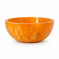 Bol décoratif en résine à prix de gros, modèle Vénus, pour fruits, avec motif tourbillon unique, ustensile de cuisine, ensemble cadeau de Noël
