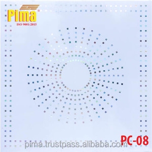 Panneaux de plafond en PVC 24x48 pour hôtel de luxe, complexe hôtelier, club, noir mat, insonorisés, à encastrer, marque Pima, vente en gros directe d'usine - Product Image 2