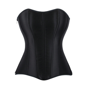 Faja corsé transpirable con cremallera, moldeadora de cintura, personalizada, sobre y bajo el busto, de algodón, fabricante OEM ODM, venta al por mayor de fábrica - Product Image 2