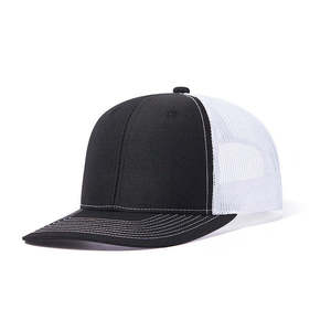 Gorra Trucker de Malla Blanca y Azul, 6 Paneles, Ajustable, Transpirable, Unisex, Casual, para Primavera/Verano, Talla Adulto - Product Image 3