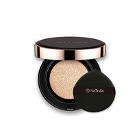 Fond de Teint Liquide Minéral Nourrissant et Hydratant Aura Perfect Cover Cushion NATINDA SPF 50+ Protection Solaire Teinte Foncée Naturelle