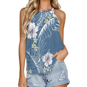Camiseta sin mangas para mujer al por mayor, ligera, de verano, para gimnasio, con logo personalizado, de algodón, suave, para fitness y deporte. - Product Image 1