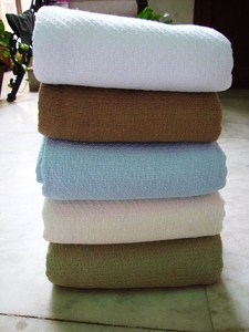 100% Organic Cotton Woven Muslin <b>Throw</b> <b>Blanket</b> Lightweight & Breathable All Seasons Adult Use by harshit international india - Product Image 6