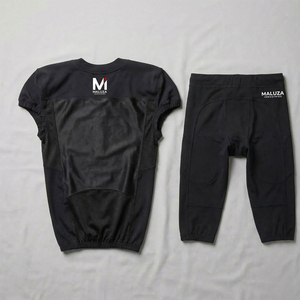 Ensemble complet d'uniformes de football américain personnalisés par sublimation, short respirant en maille extensible 4 directions, équipement de performance, vente en gros pour hommes - Product Image 3