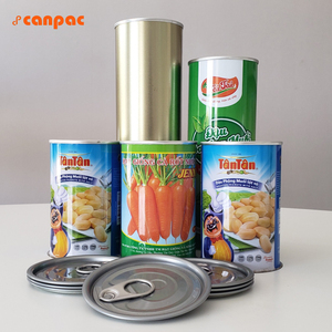 Boîtes en fer blanc personnalisées de 300 g, exportées, vides, pour aliments, aliments pour animaux et fruits - Certifiées ISO9001, en métal blanc, fabriquées au Vietnam - Product Image 4