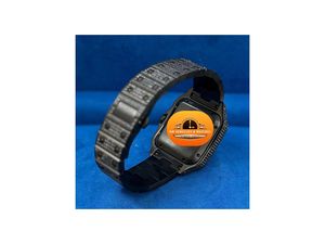 นาฬิกาข้อมือผู้ชาย NM JEWELLRY WATCHES ทรงสี่เหลี่ยม ควอตซ์ สายสแตนเลส ส่องสว่าง อนาล็อก หรูหรา วินเทจ สปอร์ต ปุ่มกด ตัวล็อคแบบซ่อน - Product Image 2