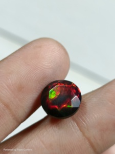 โอปอลดำเอธิโอเปียเจียระไนสวยงามสำหรับทำเครื่องประดับ โอปอลดำขนาด 10x10x7 มม. - Product Image 5