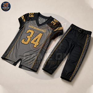 Sublimated Football Jersey With Padded Pants Breathable Polyester Team Wear Personalized Training Practice Match Uniform - Product Image 3