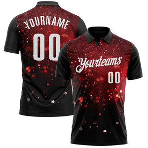Vêtements de sport pour hommes sur mesure, maillots de billard et de snooker en sublimation, polos de billard 100% polyester - Product Image 1