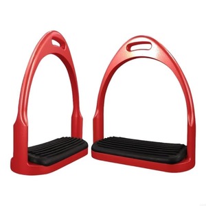 Estribos de Aluminio Premium para Caballos, Amortiguadores de Impactos, Antideslizantes, con Soporte para los Pies y Base Ancha, Equipo de Equitación - Product Image 6