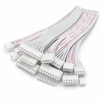 Connecteur ST XH à pas de 2,54 mm, 2 à 10 broches, avec câble ruban AWM2468 pour système de contrôle d'accès de sécurité de porte électrique