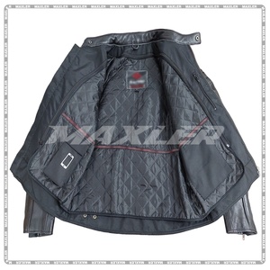 Blouson en cuir pour moto, vêtements de moto pour homme, vêtements de motocross, combinaison de course, vêtements de moto, blouson en cuir de locomotive - Product Image 6