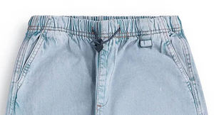 Jean décontracté pour homme 2026, style streetwear américain, délavé, tendance, coupe droite ample, délavage acide, taille élastique, fermeture boutonnée, pantalon long - Product Image 4