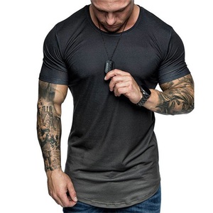 T-shirt pour homme personnalisé en jersey imprimé par sublimation intégrale, coupe classique, col vintage, dégradé, écologique, respirant, 3D - Product Image 5
