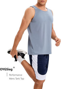 Camisetas Deportivas Personalizadas para Hombre, de Spandex y Algodón, Tejidas, Ecológicas, de Secado Rápido, Anti-Pilling, Transpirables, para Gimnasio, para Correr - Product Image 5