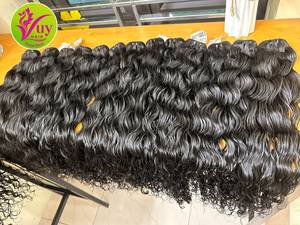 Extensiones de Cabello Natural Ondulado, Doble Trama, Cabello Humano Vietnamita 100% Sin Procesar, Venta al Por Mayor - Product Image 2
