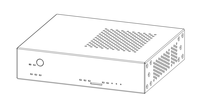 Boîtier de carte mère BL-N1299-BLK Broachlink NOAH3B&NOAH5B sans ventilateur Mini ITX, prend en charge 1*SIM 3*RJ45 1*HDMI 1*12 ports d'antenne