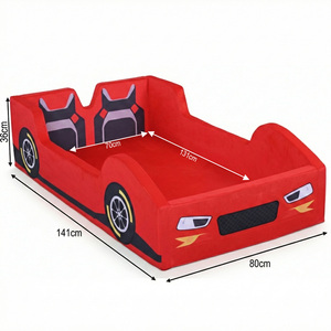Cama Plegable para Niños Pequeños con Material Ecológico y Duradero, Tapicería Moderna de Terciopelo para Dormitorio o Jardín de Infancia - Product Image 6