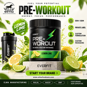 Private Label <b>Vanilla</b> <b>Whey</b> <b>Protein</b> Powder Supplier Malaysia Custom Brand WPC Shake OEM Manufacturing Adult Muscle Growth 20-29g - Product Image 1