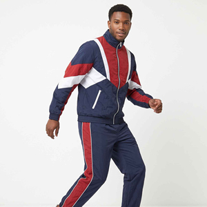 Factory Custom <b>Lightweight</b> Winter Jogger Track Set 3M Reflective Zip-up <b>Hoodie</b> and Cotton Windbreaker Tracksuit - Product Image 3