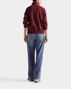 New Fashion Clothing <b>Women</b> Solid Casual <b>Quarter</b> <b>Zip</b> <b>Sweatshirt</b> Customized Neck Design Eco-Friendly Wholesale Winter Wear Style - Product Image 2